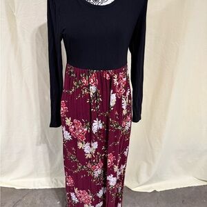 Floral Long Sleeve Dress